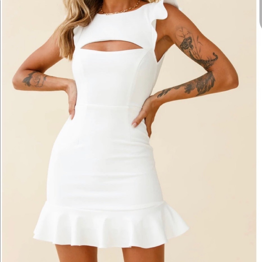 White dress